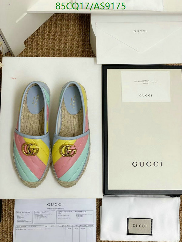 Gucci-Women Shoes Code: AS9175 $: 85USD