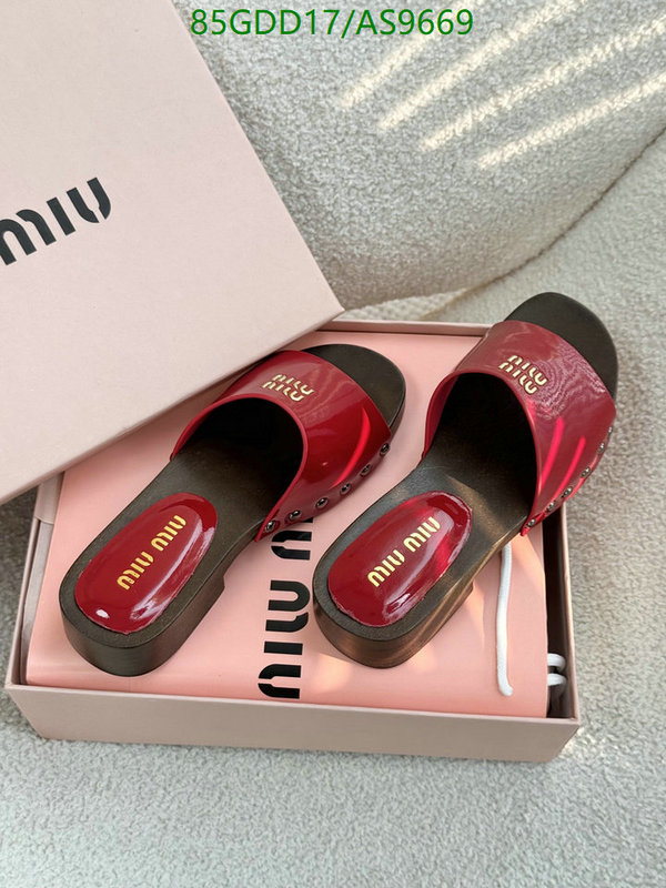 Miu Miu-Women Shoes Code: AS9669 $: 85USD