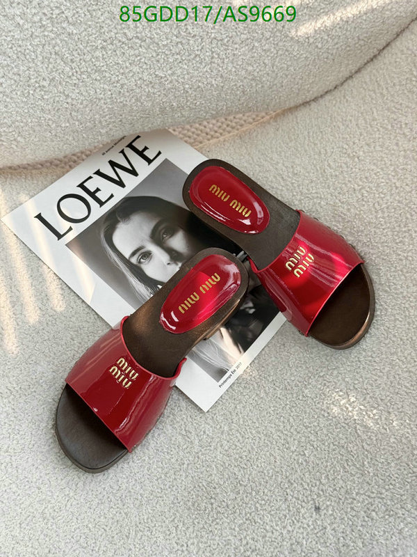 Miu Miu-Women Shoes Code: AS9669 $: 85USD