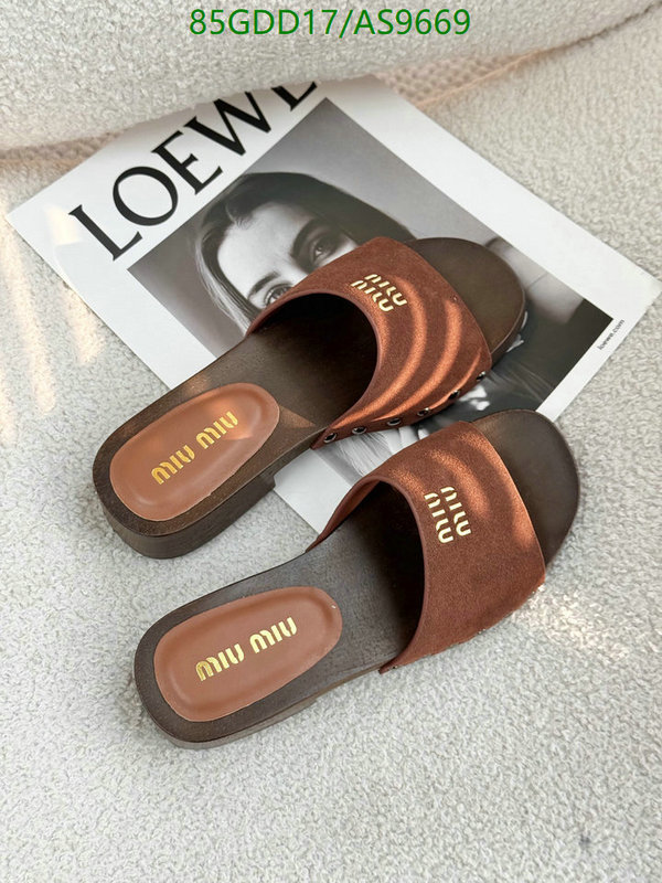 Miu Miu-Women Shoes Code: AS9669 $: 85USD