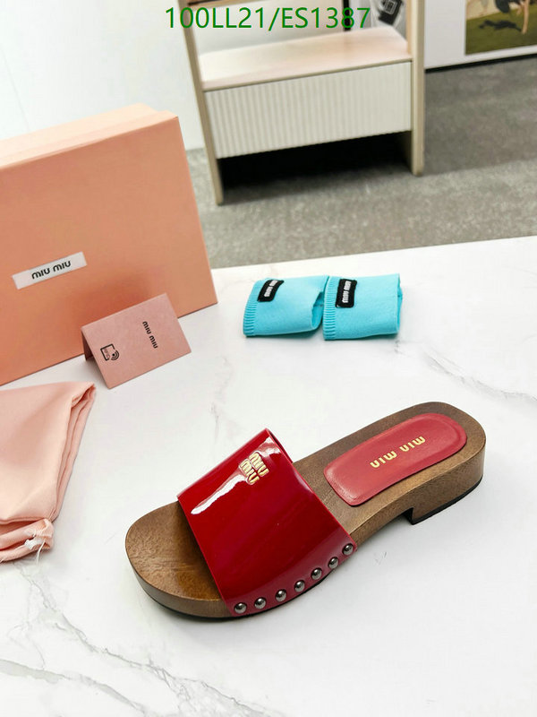 Miu Miu-Women Shoes Code: ES1387 $: 100USD