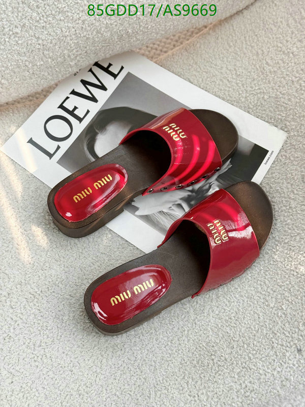Miu Miu-Women Shoes Code: AS9669 $: 85USD