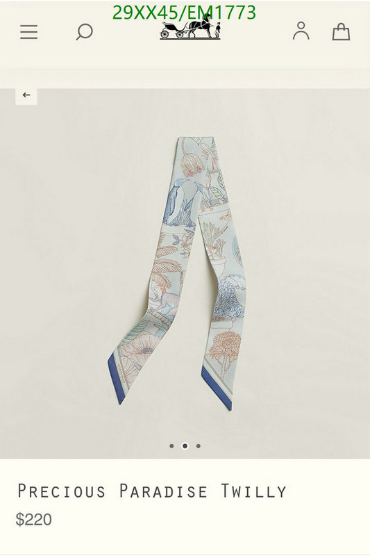 Hermes-Scarf Code: EM1773 $: 29USD