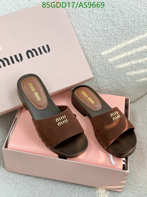 Miu Miu-Women Shoes Code: AS9669 $: 85USD
