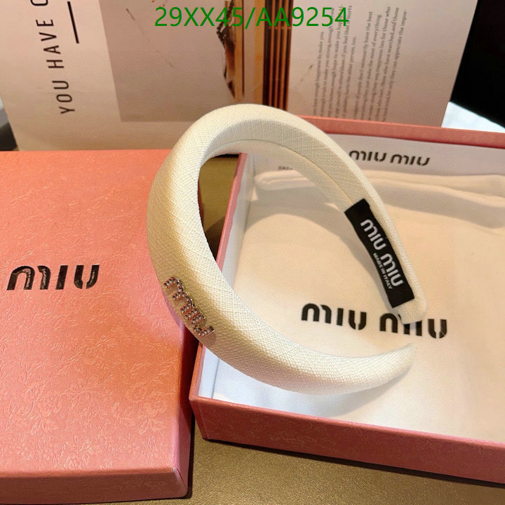 MIU MIU-Headband Code: AA9254 $: 29USD