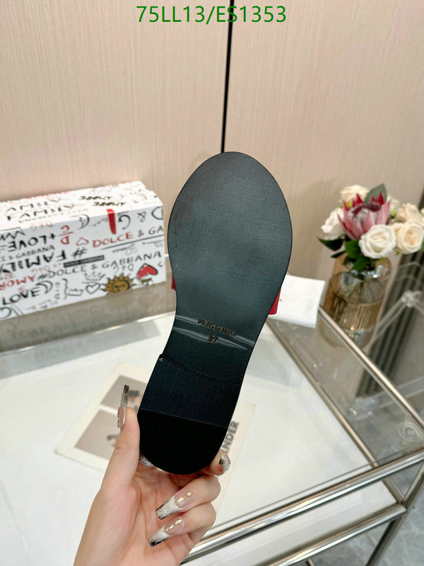 D&G-Women Shoes Code: ES1353 $: 75USD