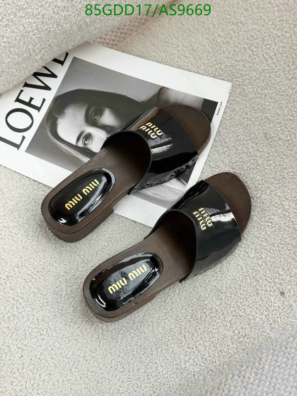 Miu Miu-Women Shoes Code: AS9669 $: 85USD
