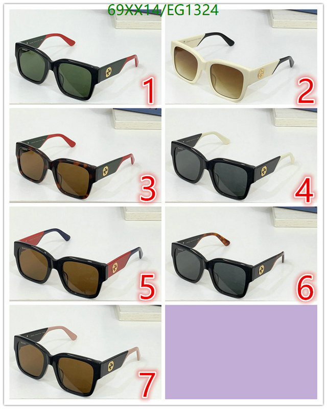 Gucci-Glasses Code: EG1324 $: 69USD