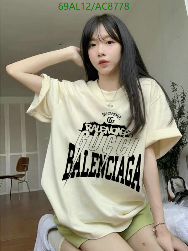 Balenciaga-Clothing Code: AC8778 $: 69USD