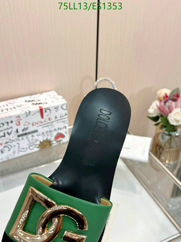 D&G-Women Shoes Code: ES1353 $: 75USD