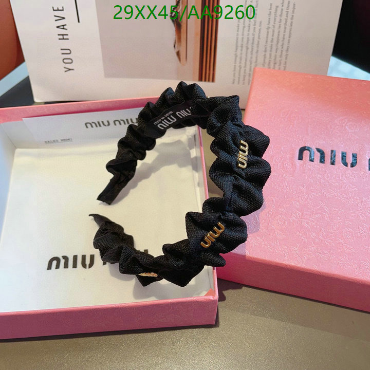 MIU MIU-Headband Code: AA9260 $: 29USD