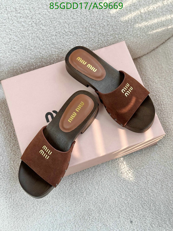 Miu Miu-Women Shoes Code: AS9669 $: 85USD
