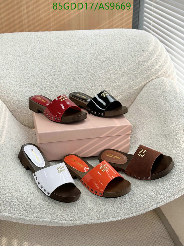 Miu Miu-Women Shoes Code: AS9669 $: 85USD