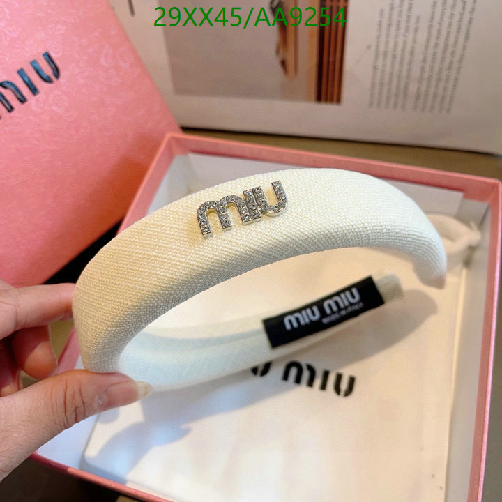 MIU MIU-Headband Code: AA9254 $: 29USD