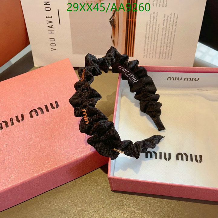 MIU MIU-Headband Code: AA9260 $: 29USD