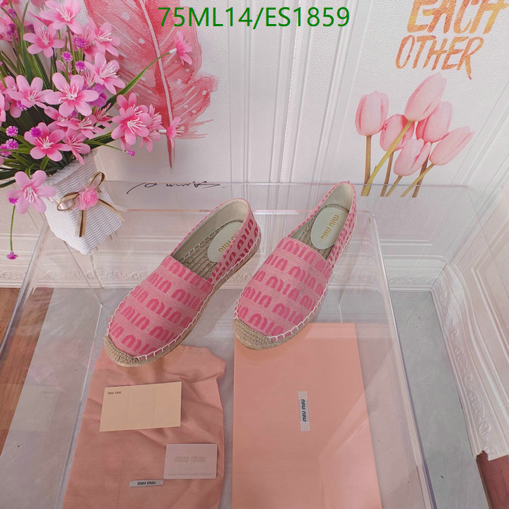 Miu Miu-Women Shoes Code: ES1859 $: 75USD