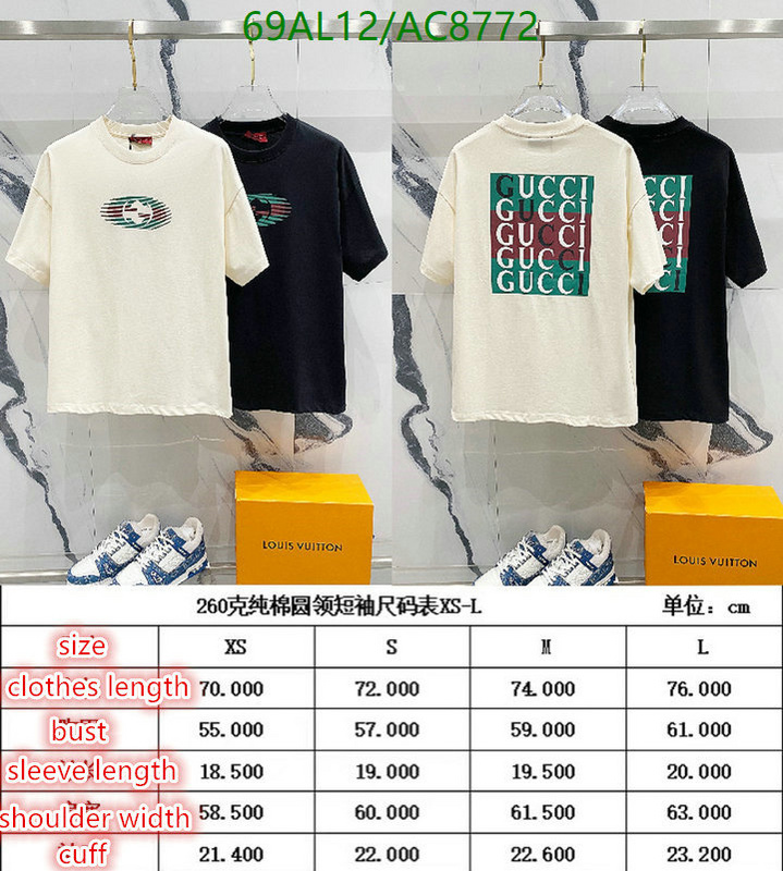 Gucci-Clothing Code: AC8772 $: 69USD