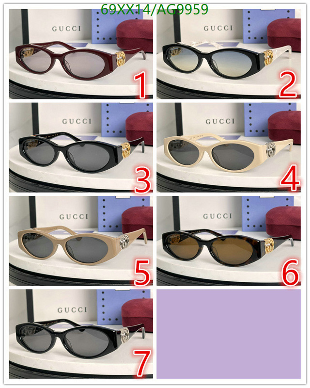 Gucci-Glasses Code: AG9959 $: 69USD