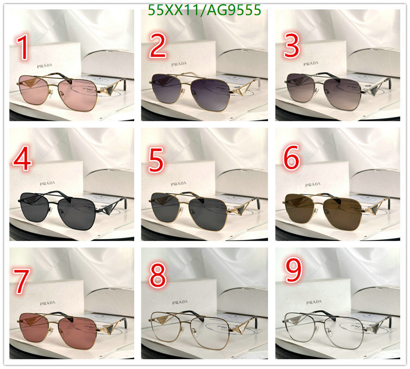 Prada-Glasses Code: AG9555 $: 55USD