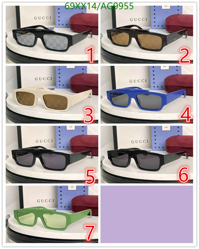 Gucci-Glasses Code: AG9955 $: 69USD