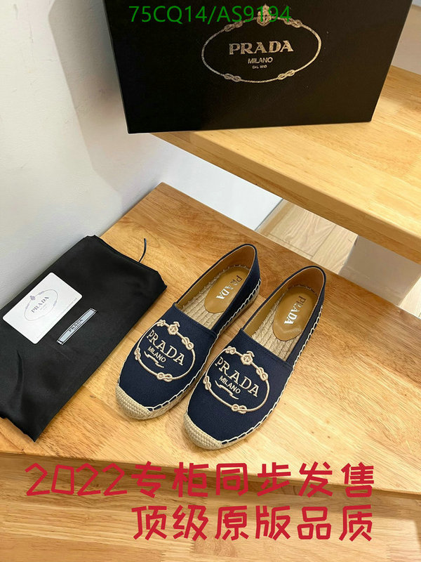 Prada-Women Shoes Code: AS9194 $: 75USD