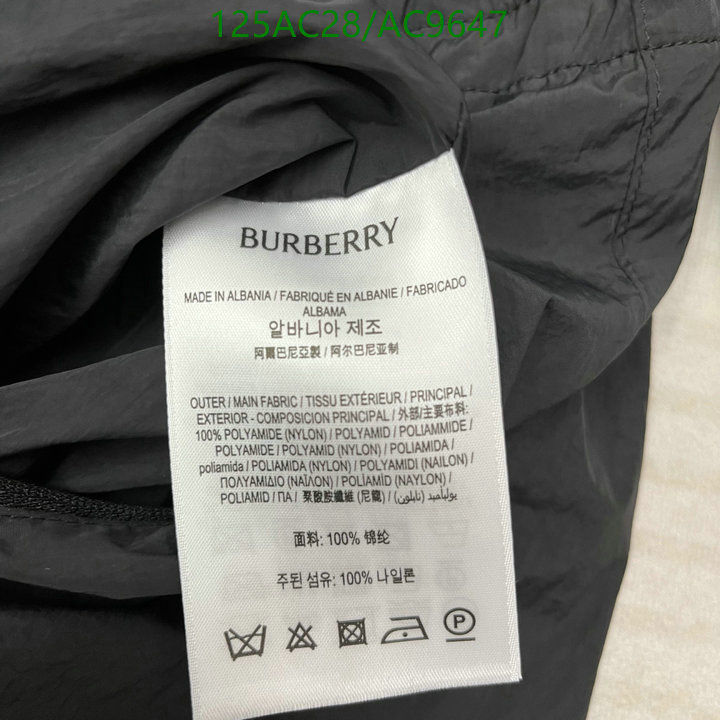 Burberry-Clothing Code: AC9647 $: 125USD