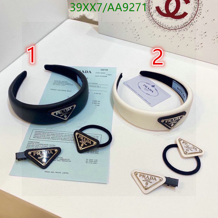 Prada-Headband Code: AA9271 $: 39USD