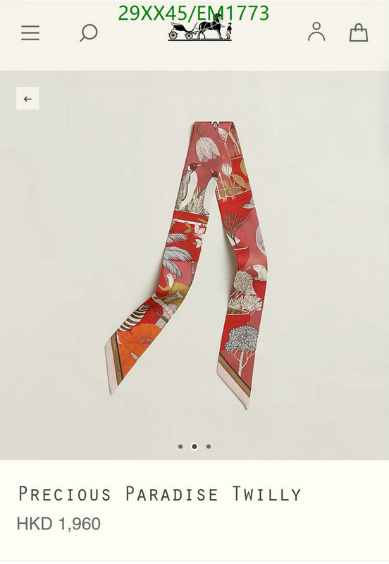 Hermes-Scarf Code: EM1773 $: 29USD