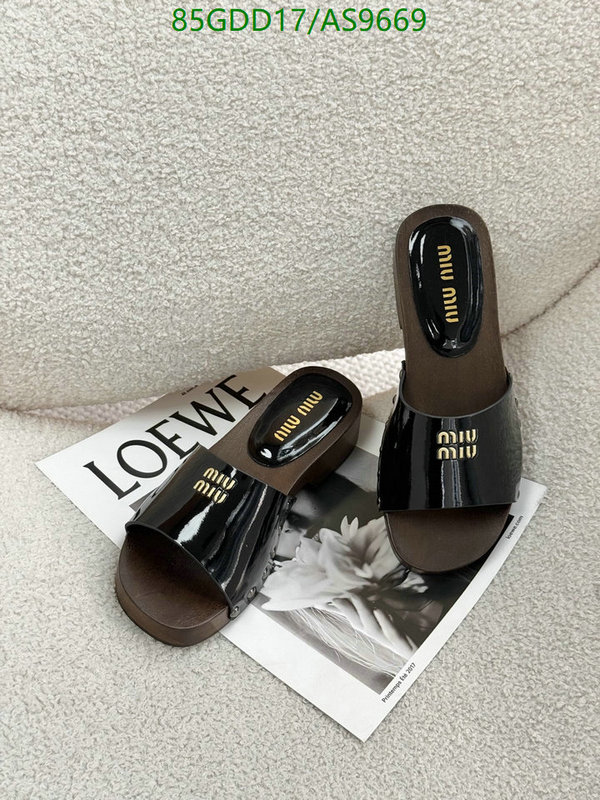 Miu Miu-Women Shoes Code: AS9669 $: 85USD