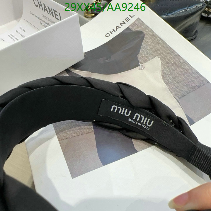 MIU MIU-Headband Code: AA9246 $: 29USD