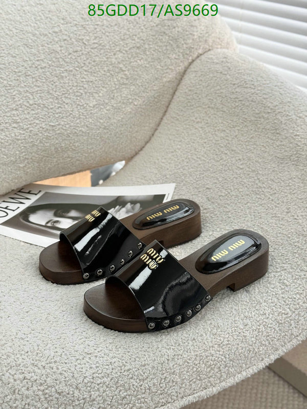 Miu Miu-Women Shoes Code: AS9669 $: 85USD