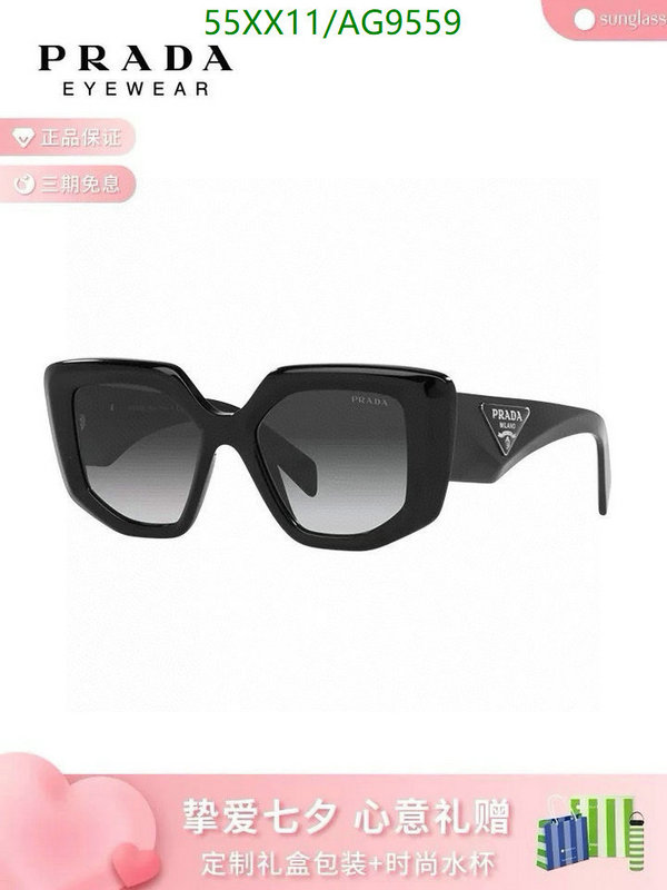 Prada-Glasses Code: AG9559 $: 55USD