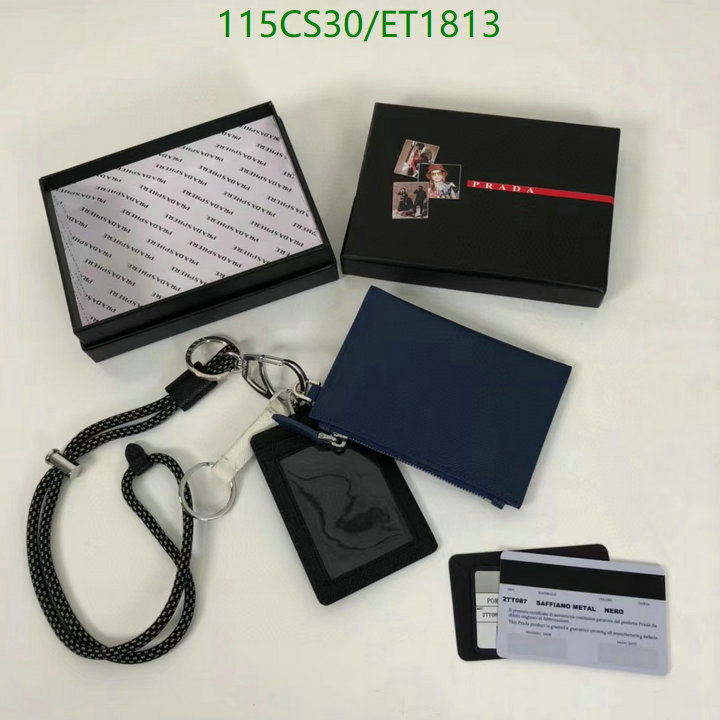 Prada-Wallet Mirror Quality Code: ET1813 $: 115USD