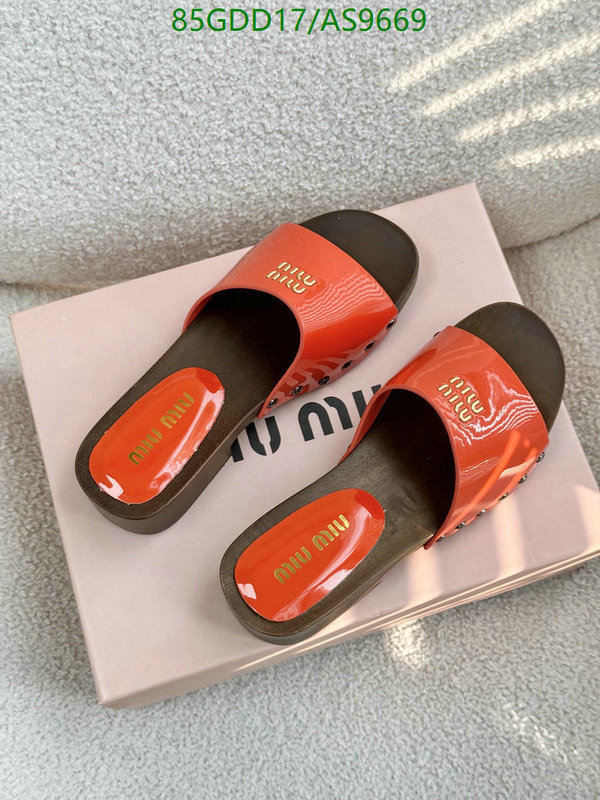 Miu Miu-Women Shoes Code: AS9669 $: 85USD