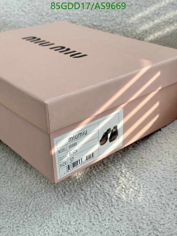 Miu Miu-Women Shoes Code: AS9669 $: 85USD