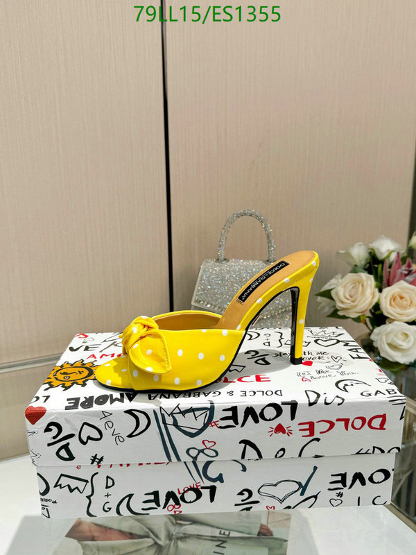 D&G-Women Shoes Code: ES1355 $: 79USD