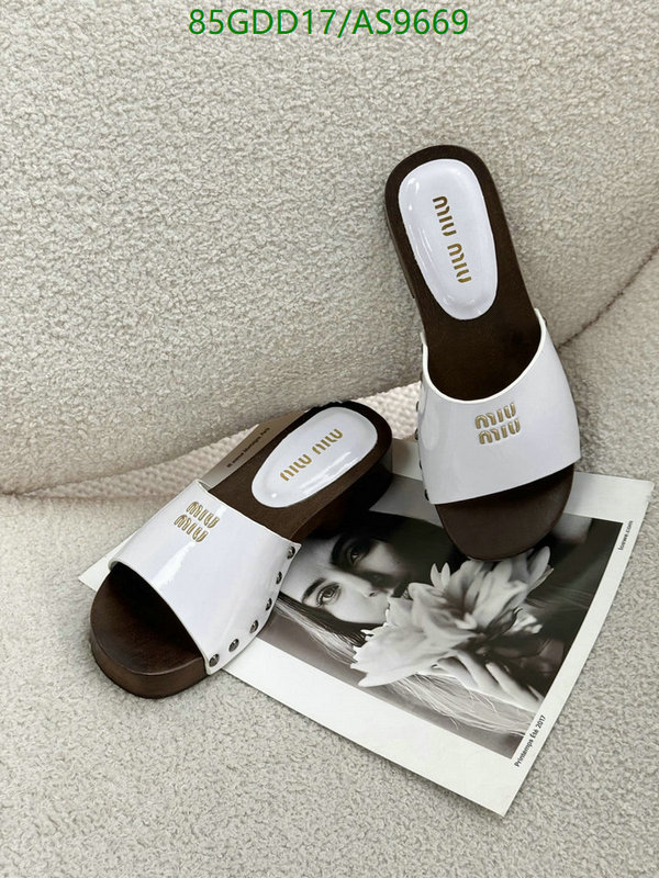 Miu Miu-Women Shoes Code: AS9669 $: 85USD