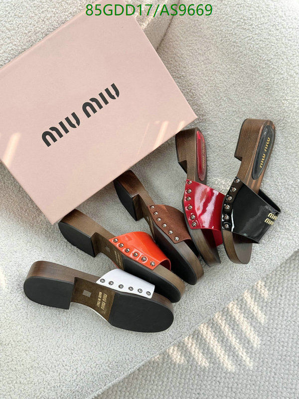 Miu Miu-Women Shoes Code: AS9669 $: 85USD