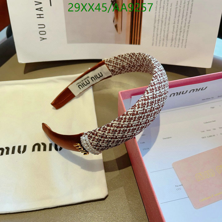 MIU MIU-Headband Code: AA9257 $: 29USD