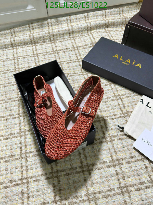 ALAIA-Women Shoes Code: ES1022 $: 125USD