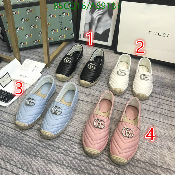 Gucci-Women Shoes Code: AS9187 $: 85USD