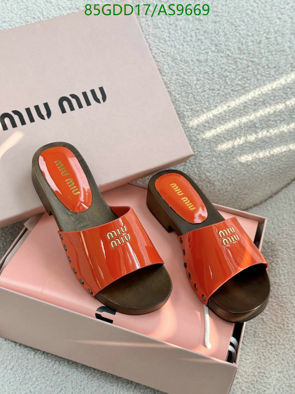 Miu Miu-Women Shoes Code: AS9669 $: 85USD