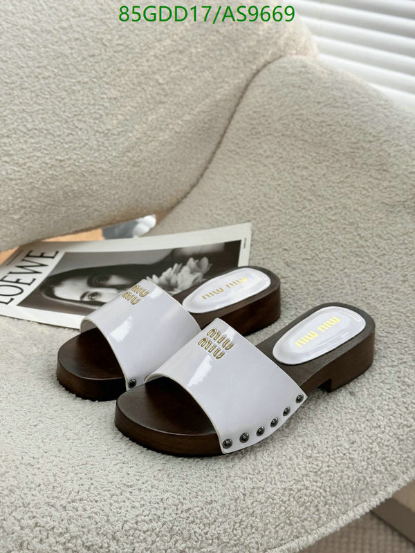 Miu Miu-Women Shoes Code: AS9669 $: 85USD
