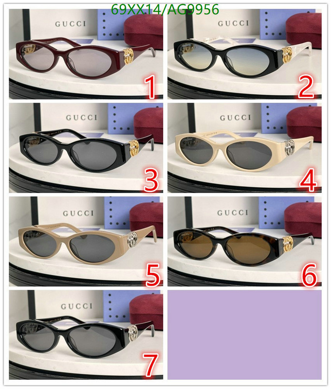 Gucci-Glasses Code: AG9956 $: 69USD