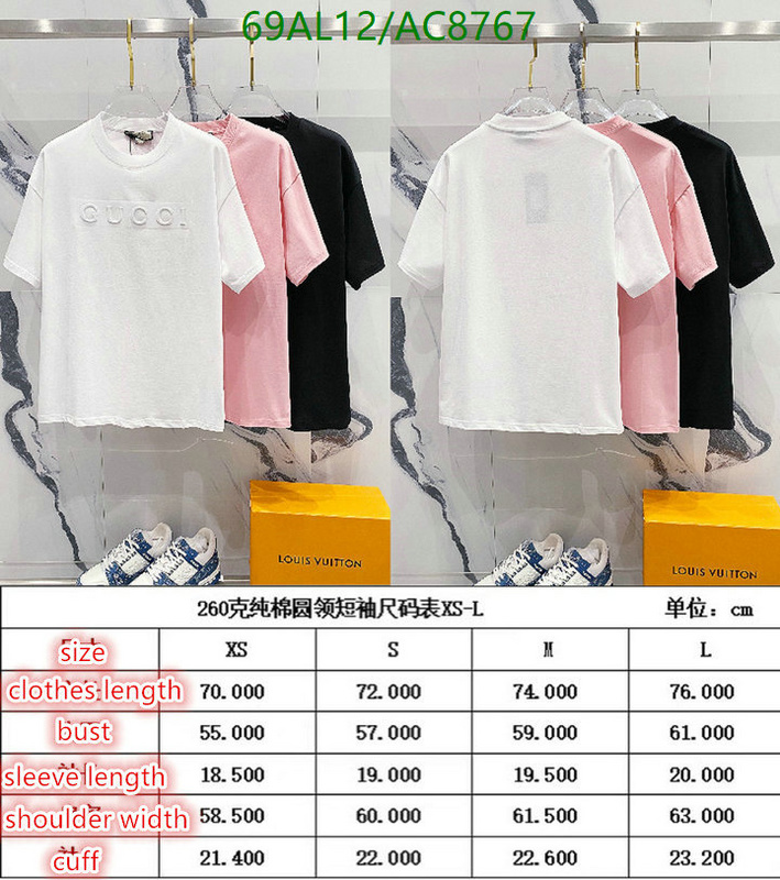 Gucci-Clothing Code: AC8767 $: 69USD