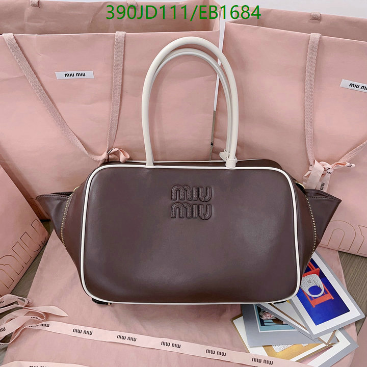 Miu Miu-Bag-Mirror Quality Code: EB1684 $: 390USD