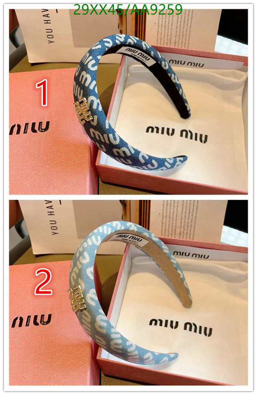 MIU MIU-Headband Code: AA9259 $: 29USD