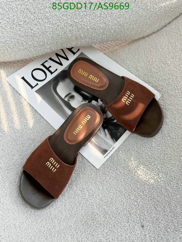 Miu Miu-Women Shoes Code: AS9669 $: 85USD