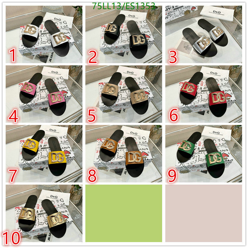 D&G-Women Shoes Code: ES1353 $: 75USD