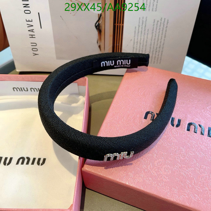 MIU MIU-Headband Code: AA9254 $: 29USD